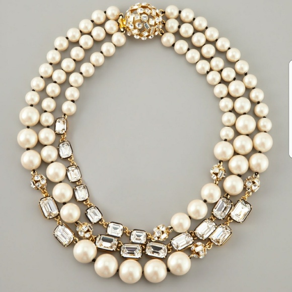 kate spade Jewelry - Kate Spade 🎀 Party Pearl Necklace RARE